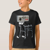 Old Gaming Controller Walker Funny Gamer Men Women T-shirt (Voorkant)