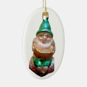 Old German Gnome Keramisch Ornament (Rechts)