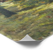 Old German Oil Painting – Forest Erzgebirge  1905 Poster (Hoek)