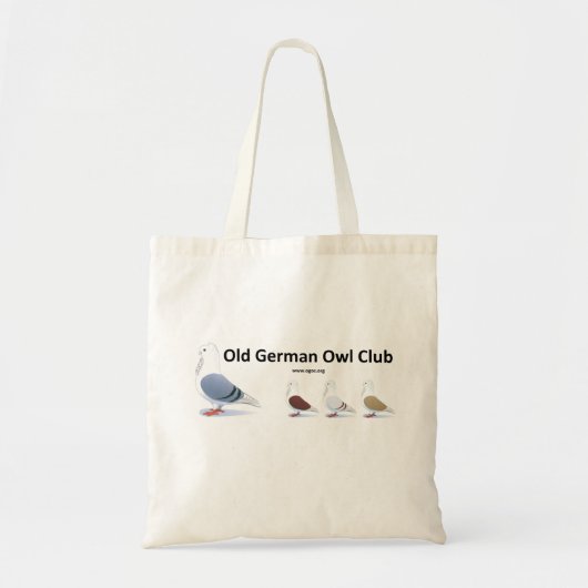 Old German Owl Club Bag Tote Bag (Voorkant)