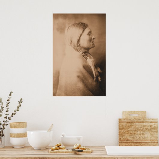 Old Geronimo Catcher Poster (Keuken)