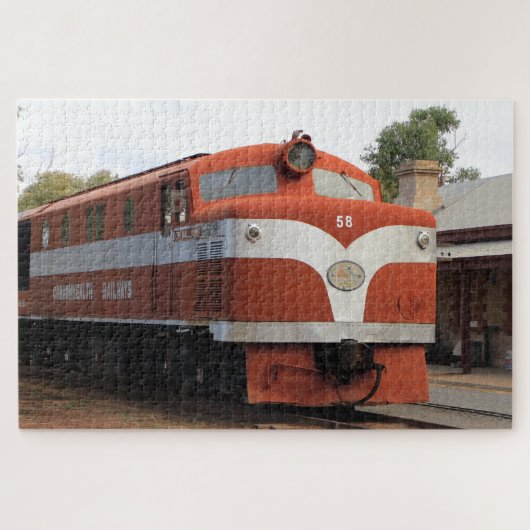 Old Ghan locomotief, Alice Springs, Australië Legpuzzel (Horizontaal)