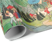 Old Glacier National Park Map (1925) Cadeaupapier (Rol Hoek)