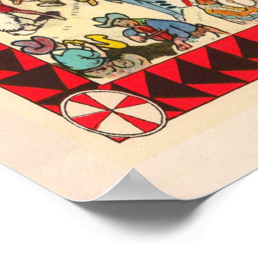 Old Glacier National Park Map  Poster (Hoek)