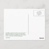 Old Glines Canyon Dam Briefkaart (Achterkant)