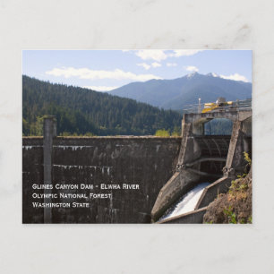 Old Glines Canyon Dam Briefkaart