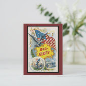 Old Glory America Briefkaart (Staand voorkant)