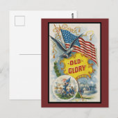 Old Glory America Briefkaart (Voorkant / Achterkant)