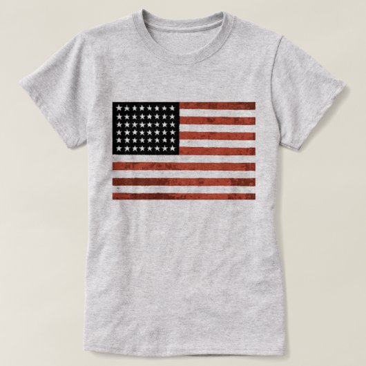 Old Glory American Flag T-shirt (Design voorkant)