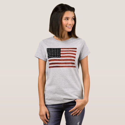 Old Glory American Flag T-shirt (Voorkant volledig)