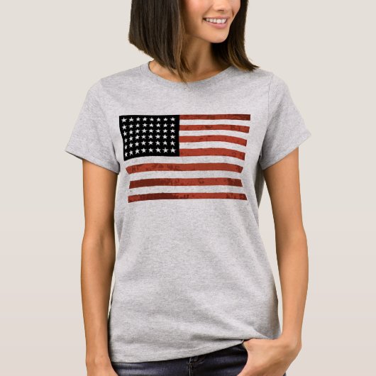 Old Glory American Flag T-shirt (Voorkant)