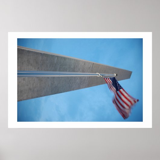 Old Glory and Washington Monument Poster (Voorkant)