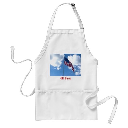 Old Glory Apron Standaard Schort (Voorkant)