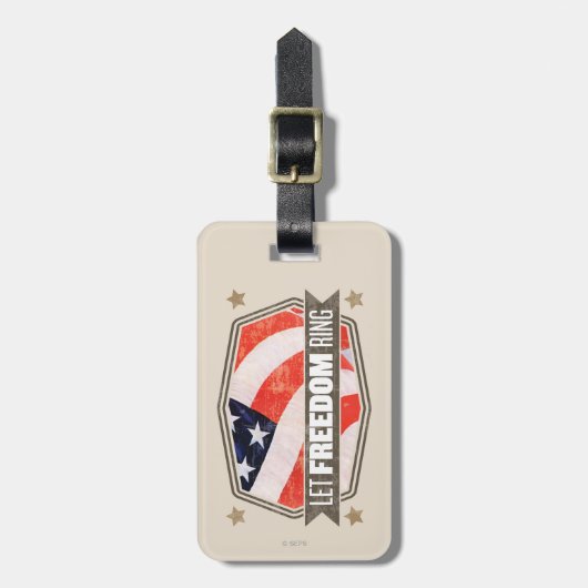 Old Glory Bagagelabel (Voorkant verticaal)