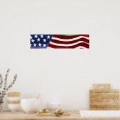 Old Glory Banner Poster (Keuken)