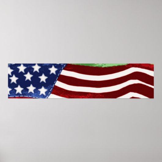 Old Glory Banner Poster (Voorkant)