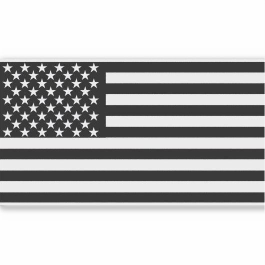 Old Glory Black Edition Sticker (Voorkant)