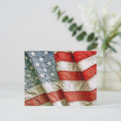 Old Glory Briefkaart (Staand voorkant)