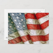 Old Glory Briefkaart (Voorkant / Achterkant)