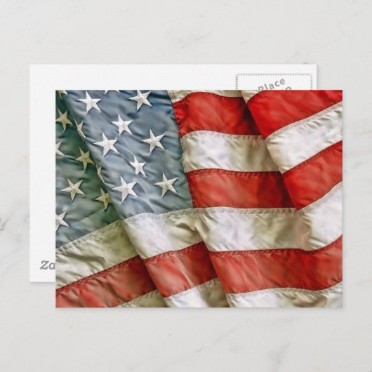 Old Glory Briefkaart (Voorkant / Achterkant)