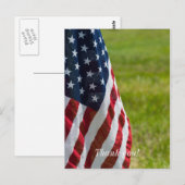 Old Glory Briefkaart (Voorkant / Achterkant)
