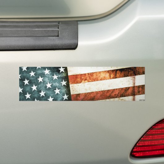 Old Glory Bumpersticker (Op auto)