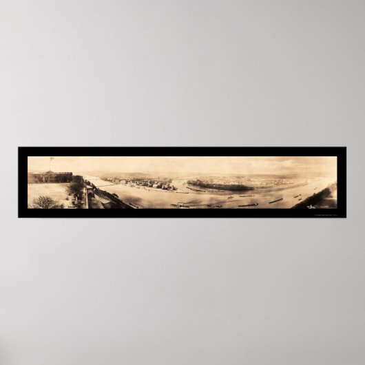 Old Glory Coblenz WWI Photo 1919 Poster (Voorkant)