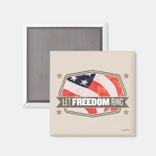 Old Glory Magneet (Voorkant / Achterkant)