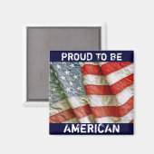 Old Glory Magneet (Voorkant / Achterkant)