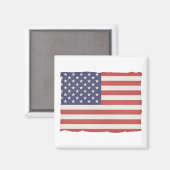 Old Glory Magnet (Voorkant / Achterkant)