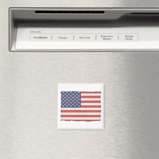 Old Glory Magnet (Insitu (Vaatwasser))
