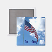 Old Glory Magnet (Voorkant / Achterkant)