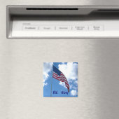 Old Glory Magnet (Insitu (Vaatwasser))