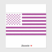 Old Glory Paarse editie Sticker (Vel)