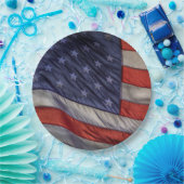 Old Glory Papieren Bordje (Feest)