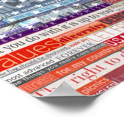 Old Glory Poster (Hoek)