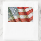 Old Glory Rechthoekige Sticker (Tas)