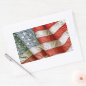 Old Glory Rechthoekige Sticker (Envelop)