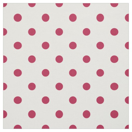Old Glory Red Polka Dots Stof (Swatch)