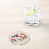 Old Glory Ronde Kartonnen Onderzetter (Insitu)