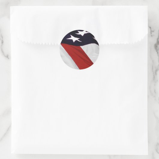 Old Glory Ronde Sticker (Tas)