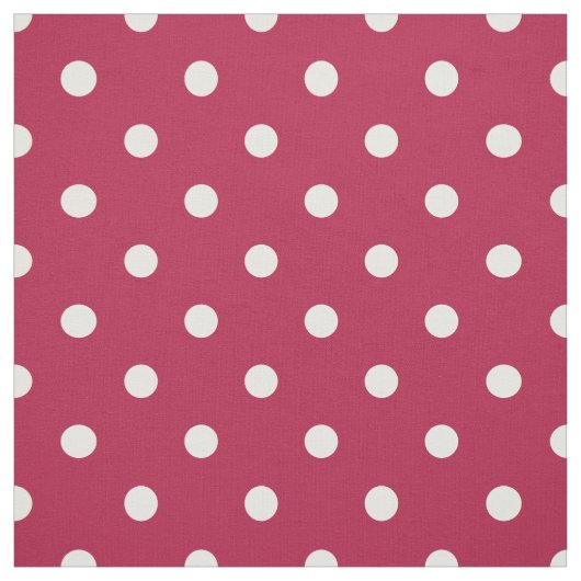 Old Glory Rood Witte Stippen Stof (Swatch)