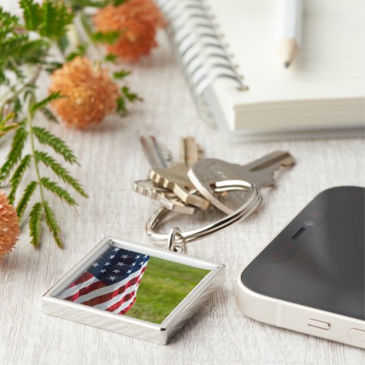 Old Glory Sleutelhanger (Zijkant)