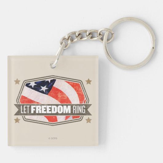 Old Glory Sleutelhanger (Achterkant)