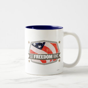 Old Glory Tweekleurige Koffiemok