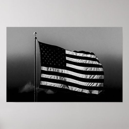 Old Glory US Flag Poster (Voorkant)