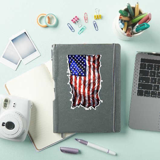 Old Glory Verenigde Staten Sticker (iPad Cover)
