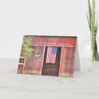 OLD GLORY WENSKAART BEDANKKAART