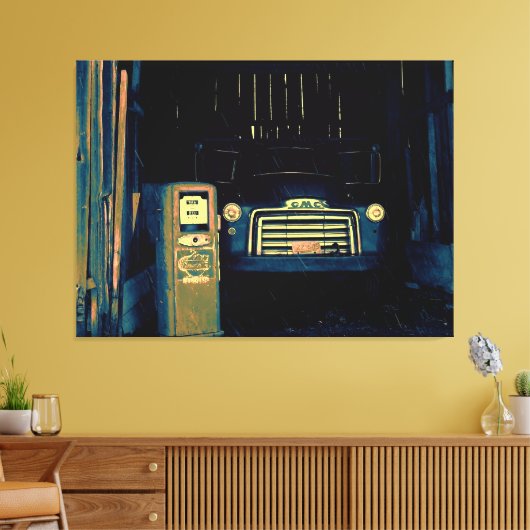 Old GMC Truck Canvas Afdruk (Insitu (Woonkamer))