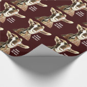 Old Goat Birthday Humor Goat Boerderij Animal Cadeaupapier (Hoek)